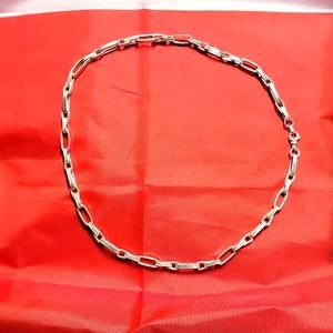 Necklace pure silver 925 Versace beautiful and quality jewelry italy!